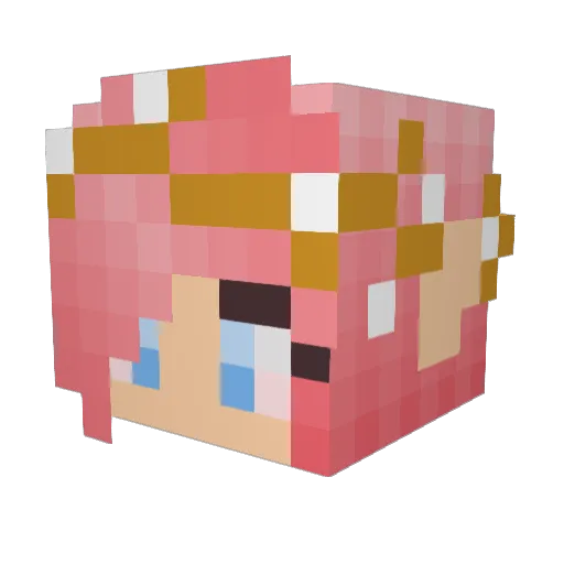 shadowwolf133 Minecraft avatar head, 3D render
