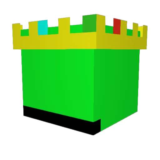 shadowwwn Minecraft avatar head, 3D render