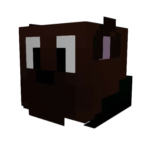 shadowzorro Minecraft avatar head, 3D render