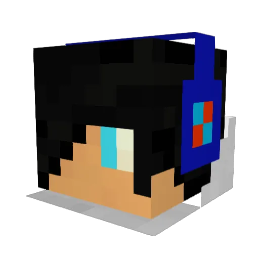 shadox5020 Minecraft avatar head, 3D render