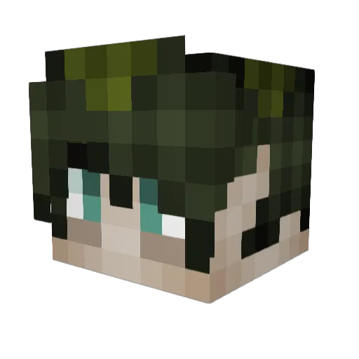 shadx70 Minecraft avatar head, 3D render