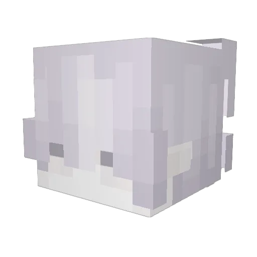 shadxmode Minecraft avatar head, 3D render