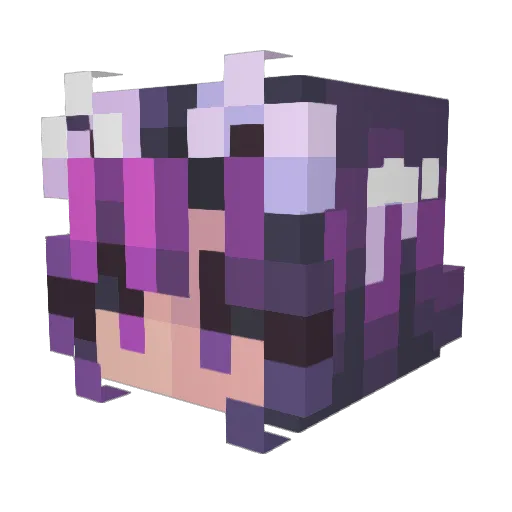 shadxw59 Minecraft avatar head, 3D render