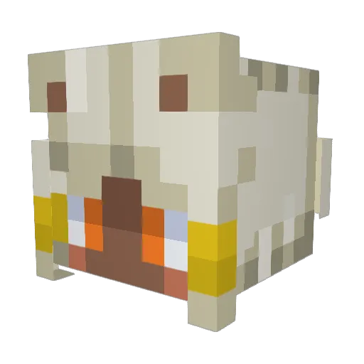 shadyblooms Minecraft avatar head, 3D render
