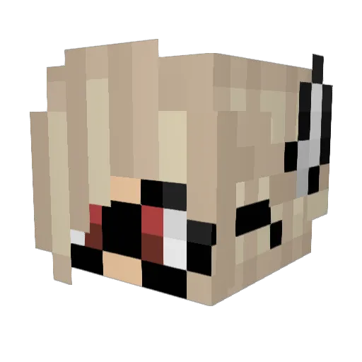 shadycat04 Minecraft avatar head, 3D render