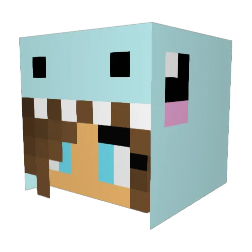 shaelynyoung Minecraft avatar head, 3D render
