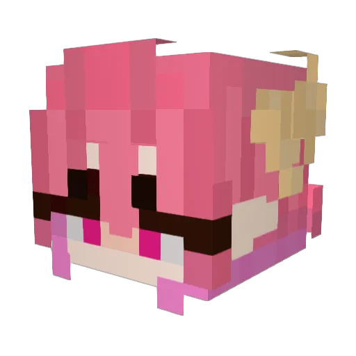 shaerchai Minecraft avatar head, 3D render