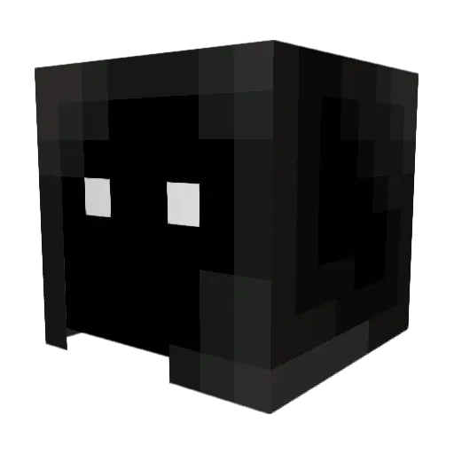 shaftwaxer Minecraft avatar head, 3D render
