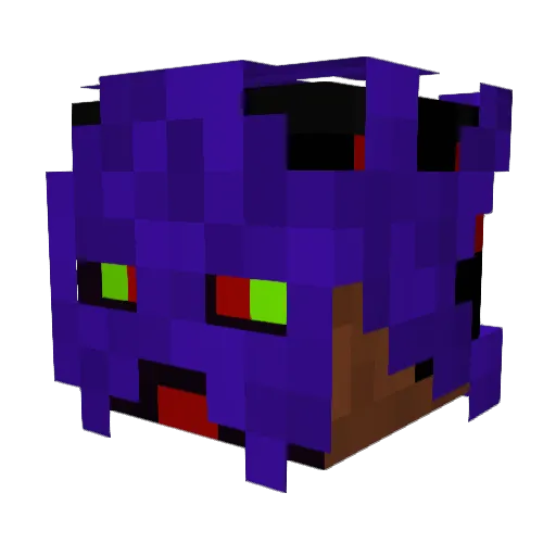 shagdor Minecraft avatar head, 3D render