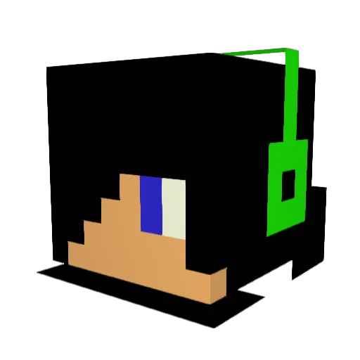 shagg2dope Minecraft avatar head, 3D render