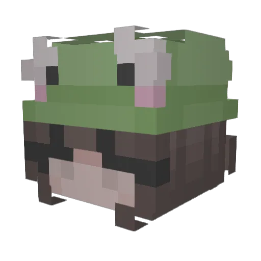 shahd111 Minecraft avatar head, 3D render