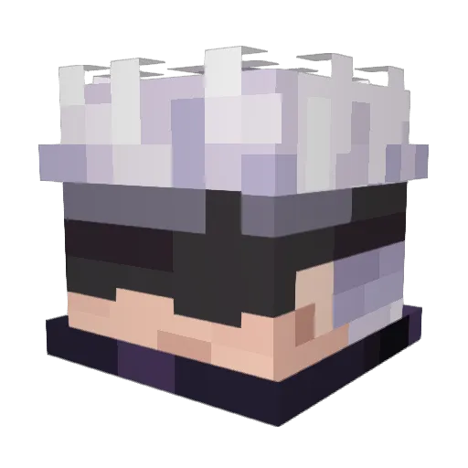shaheeq Minecraft avatar head, 3D render