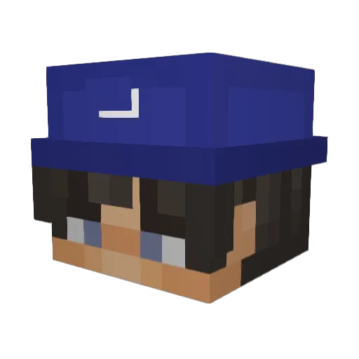 shahmir_i Minecraft avatar head, 3D render