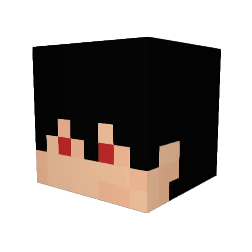 shahril___19y Minecraft avatar head, 3D render
