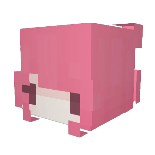 shaiima Minecraft avatar head, 3D render