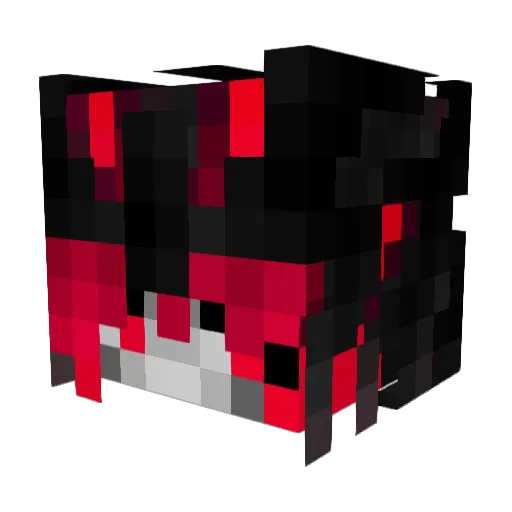 shaiquark Minecraft avatar head, 3D render