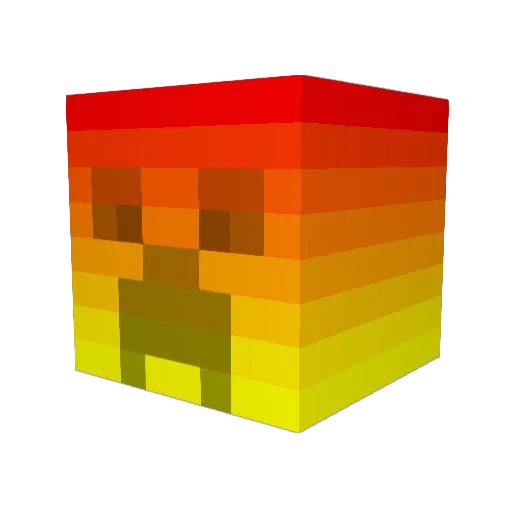 shajsu Minecraft avatar head, 3D render