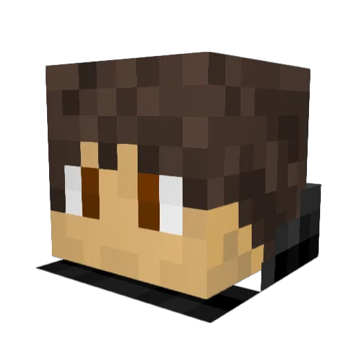shaka84450 Minecraft avatar head, 3D render