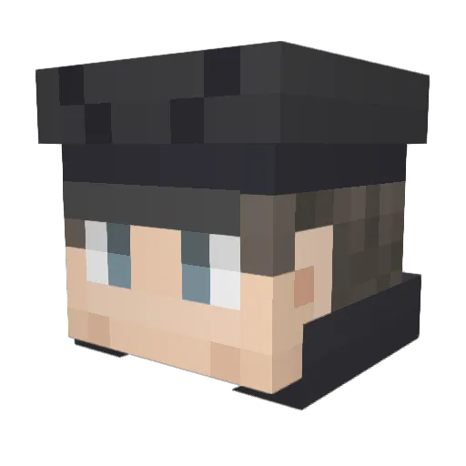 shake0000 Minecraft avatar head, 3D render