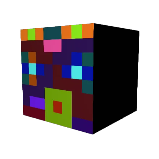 shakedked Minecraft avatar head, 3D render