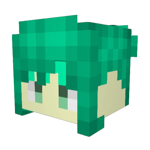 shakegohan_jar Minecraft avatar head, 3D render