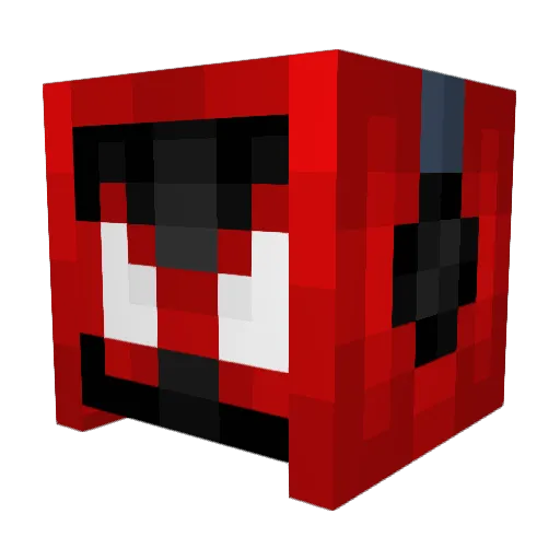 shakontop Minecraft avatar head, 3D render