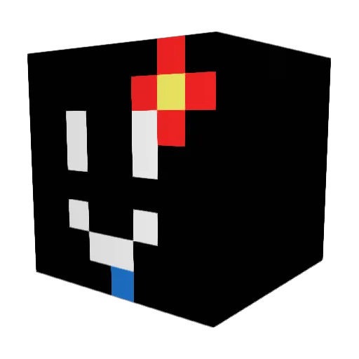 shakulepro Minecraft avatar head, 3D render