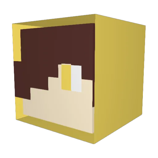 shakvad Minecraft avatar head, 3D render