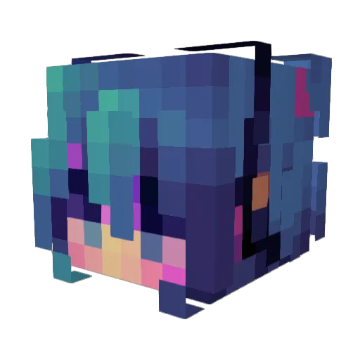 shalanereed Minecraft avatar head, 3D render