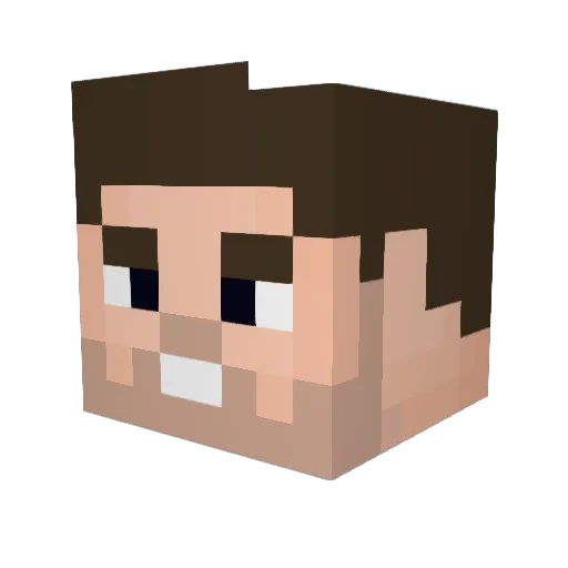 shaleva2174 Minecraft avatar head, 3D render