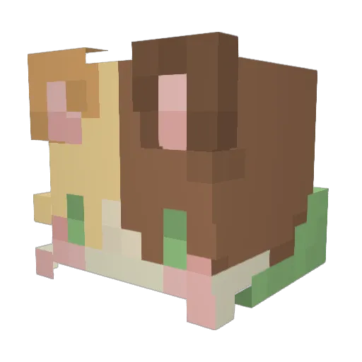 shaltos Minecraft avatar head, 3D render