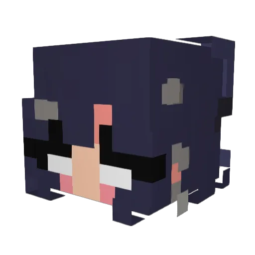 sham612 Minecraft avatar head, 3D render