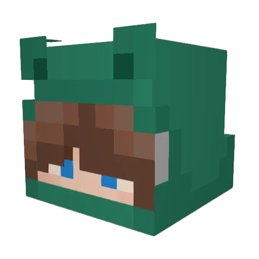 shamber1 Minecraft avatar head, 3D render