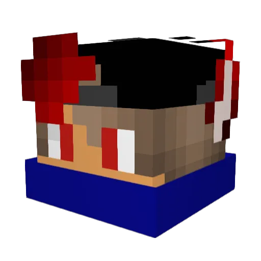 shammyone Minecraft avatar head, 3D render