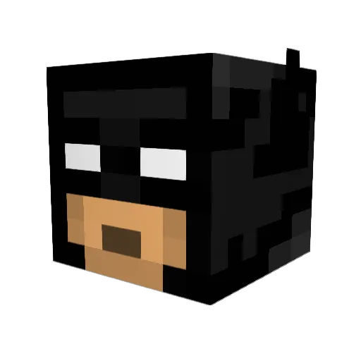 shamsham77 Minecraft avatar head, 3D render