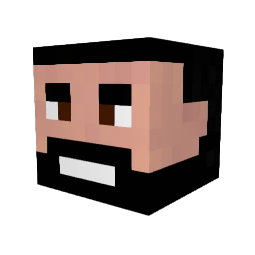 shan_the_man97 Minecraft avatar head, 3D render
