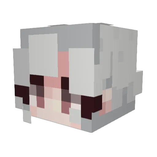 shanaaa_ Minecraft avatar head, 3D render