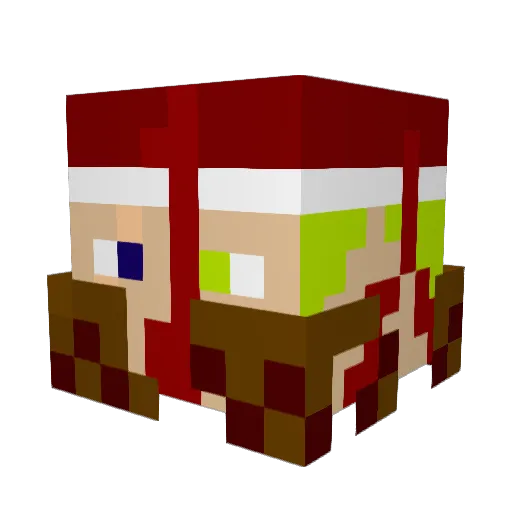 shanandom Minecraft avatar head, 3D render