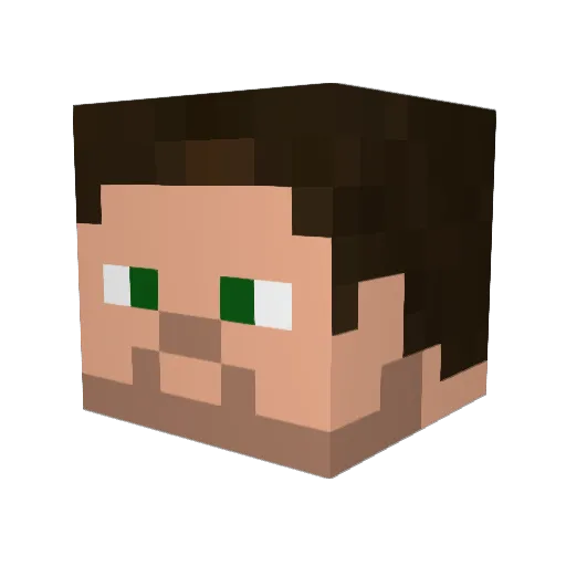 shanist7 Minecraft avatar head, 3D render