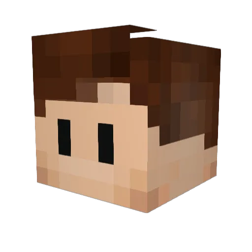 shankeman1234 Minecraft avatar head, 3D render