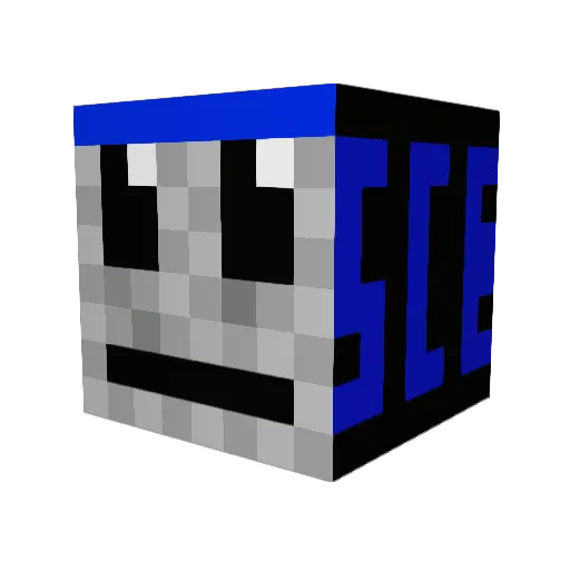 shanling2 Minecraft avatar head, 3D render