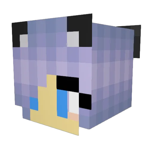 shanma0313 Minecraft avatar head, 3D render