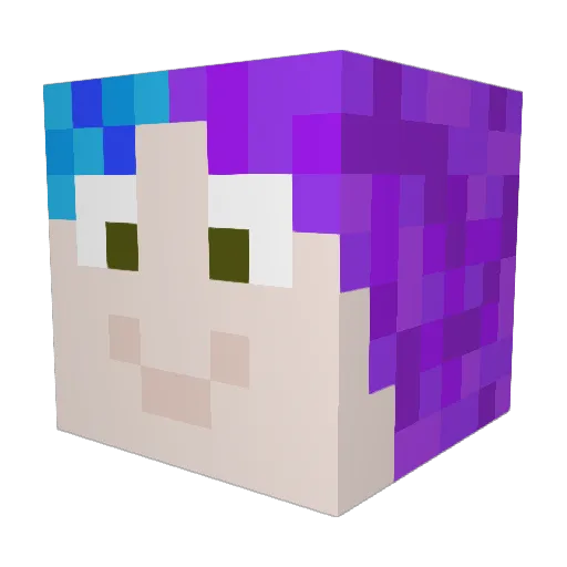 shanna1213 Minecraft avatar head, 3D render