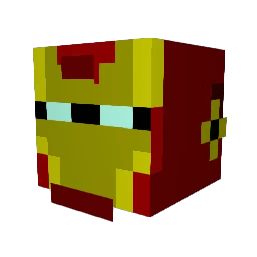 shantyspoon Minecraft avatar head, 3D render