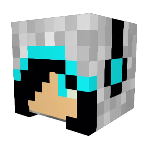 shao1113 Minecraft avatar head, 3D render
