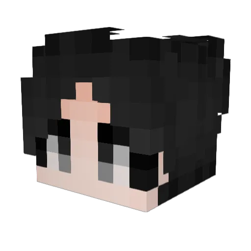 shaonianOAON Minecraft avatar head, 3D render