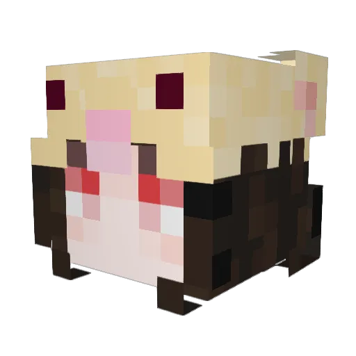 shaozhui1 Minecraft avatar head, 3D render