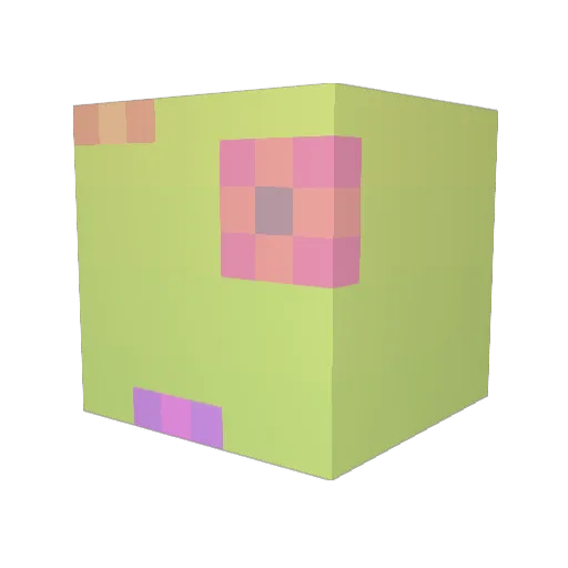 shaquilleoneall Minecraft avatar head, 3D render