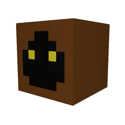 shard_kin Minecraft avatar head, 3D render
