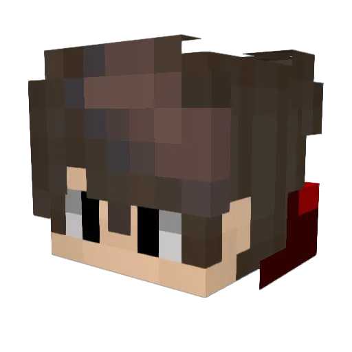 shardoodle Minecraft avatar head, 3D render